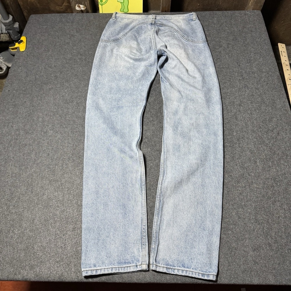 Brandy Melville John Galt Cut‎ And Sew Lightwash Jeans Size S Retro Western 90s